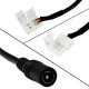 Конектор для свiтлодiодних стрiчок OEM №14 10мм затискач - mini Jack 