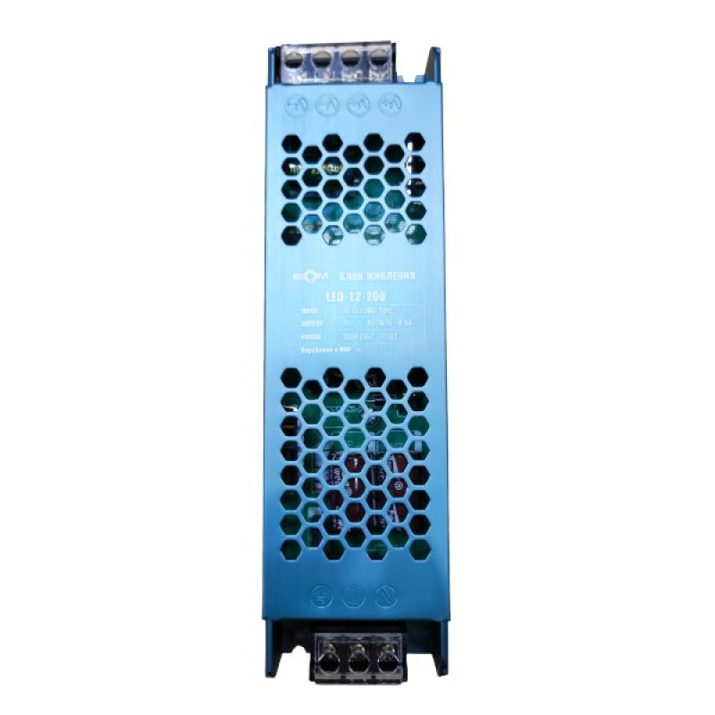 Блок живлення BIOM DC12 200W 16.5А LED-12-200